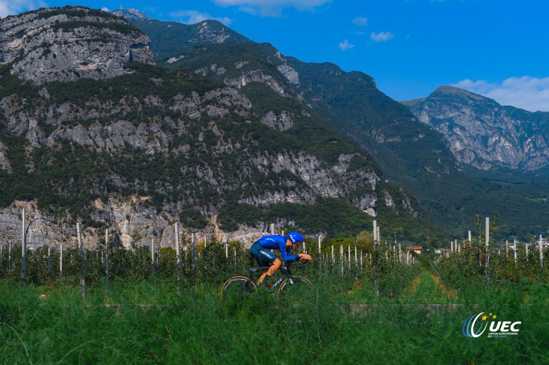 2021 UEC Road European Championships - Trento - Men Junior TT 22,5 km - 08/09/2021 - Samuele Bonetto (Italy) - photo Dario Belingheri/BettiniPhoto?2021